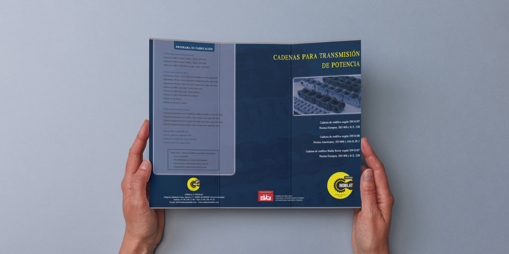 Cadenas de rodillos para transmisión de potencia según DIN 8187 y DIN 8188, en simple, duplex y triplex. Fabricación española a medida. Pide asesoramiento técnico.